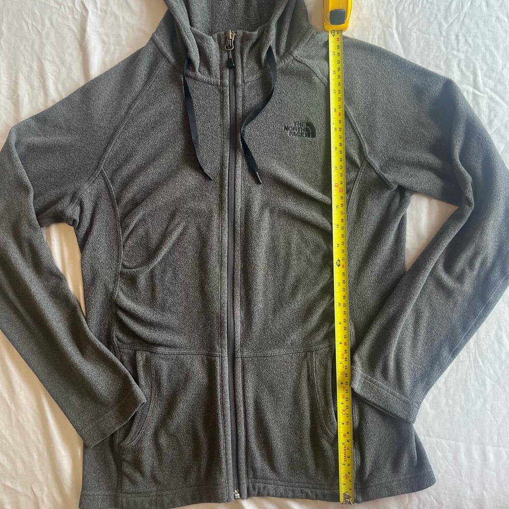 The North Face Charcoal Fleece Full-Zip Hoodie